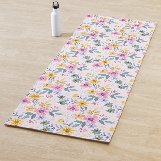 Sweet colorful floral yogamatte (Beispiel)