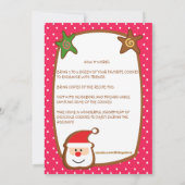 Sweet & Colorful Holiday Cookie Swap Einladungen (Rückseite)