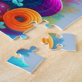 Sweet Colorful Kleine Niedliche Meerjungfrau Puzzle (Seite)