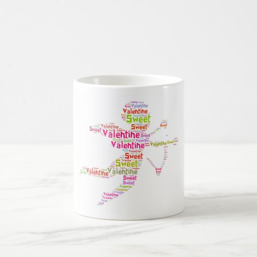 Sweet Colorful Valentine Cupid, Tasse und Schokola (Mittel)