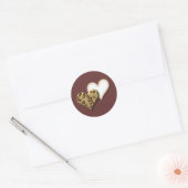 Sweet Cookie Liebe Runder Aufkleber (Umschlag)