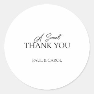 Sweet Cookie Marketing Geschenksticker - KundenApp Runder Aufkleber