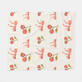 Sweet Coquette Muster Feminine Design Fleecedecke (Vorderseite (Horizontal))