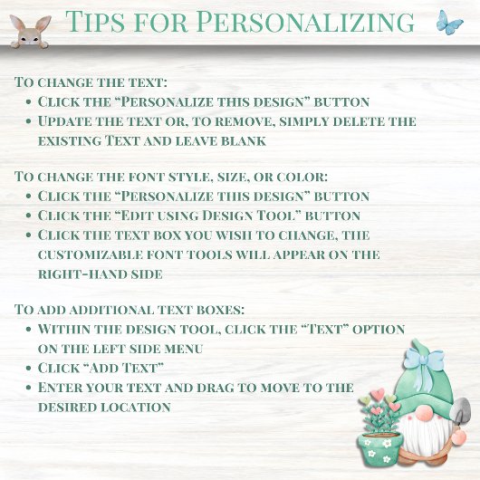 Sweet Cotattecore Gnome & Boots Gartenuhr Quadratische Wanduhr