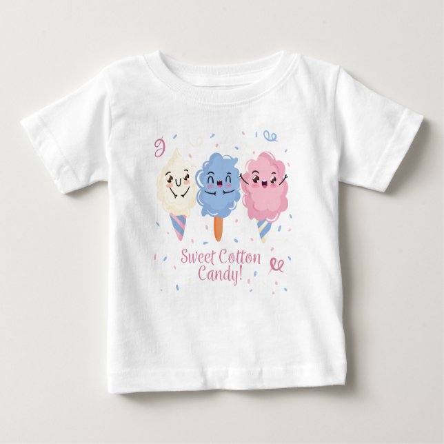Sweet Cotton Candy Baby T - Shirt (Vorderseite)