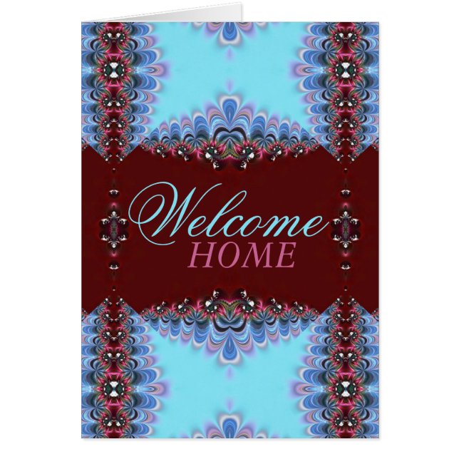 Sweet Country Lace Welcome Zuhause Card (Vorne)