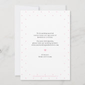 Sweet Couple EDITABLE COLOR Save the Date Card Dankeskarte (Rückseite)