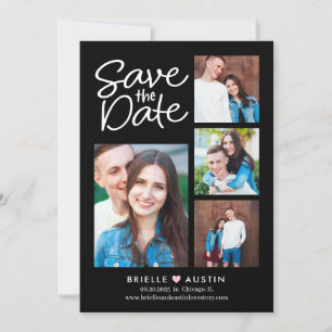 Sweet Couple EDITABLE COLOR Save the Date Card Dankeskarte