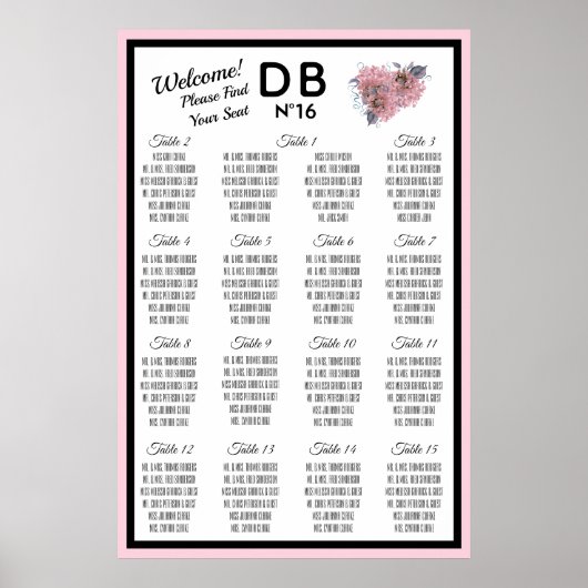 Sweet Couture Paris Theme Bridal Birthday Party Poster (Vorne)