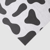 Sweet Cow Schwarz und Weiß Seidenpapier (Ausschnitt)