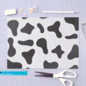 Sweet Cow Schwarz und Weiß Seidenpapier (Handwerk)