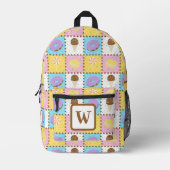 Sweet Cravings Bedruckter Rucksack (Vorderseite)