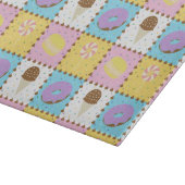 Sweet Cravings Glass Cutting Board Schneidebrett (Ecke)