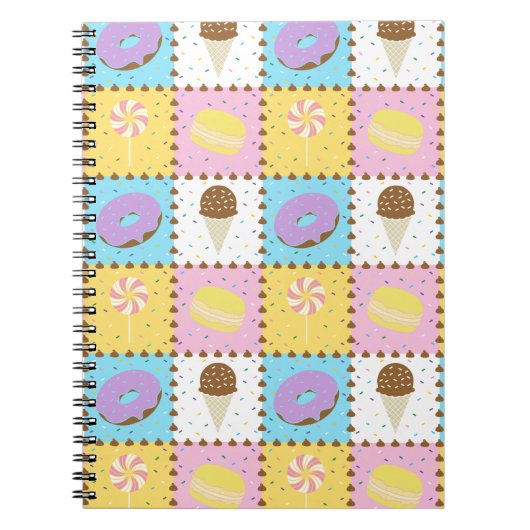 Sweet Cravings Notebook Notizblock (Vorderseite)