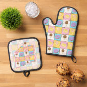 Sweet Cravings Ofenhandschuh & Topflappen-Set (Oben Unten)