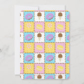 Sweet Cravings Party Einladung (Rückseite)