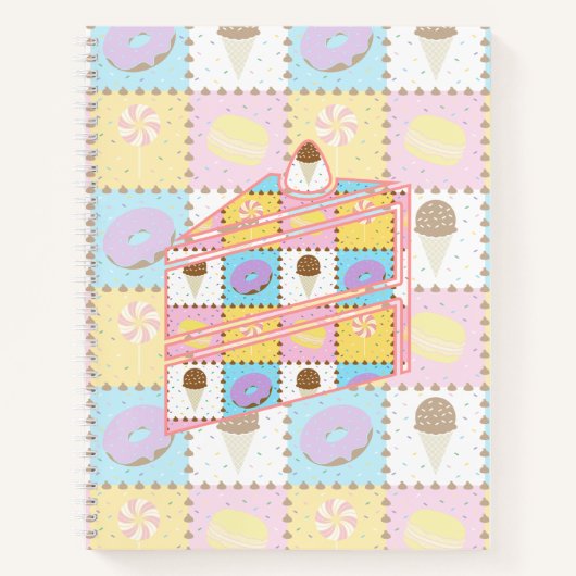 Sweet Cravings Spiral Notebook Notizblock (Vorderseite)