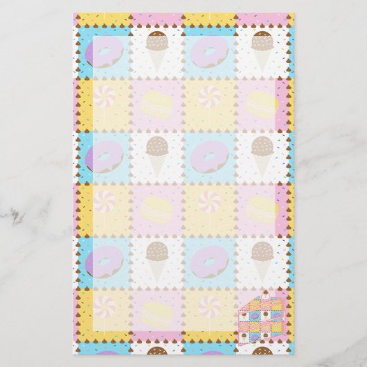 Sweet Cravings Stationery Briefpapier (Vorderseite)