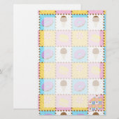 Sweet Cravings Stationery Briefpapier (Vorne/Hinten)