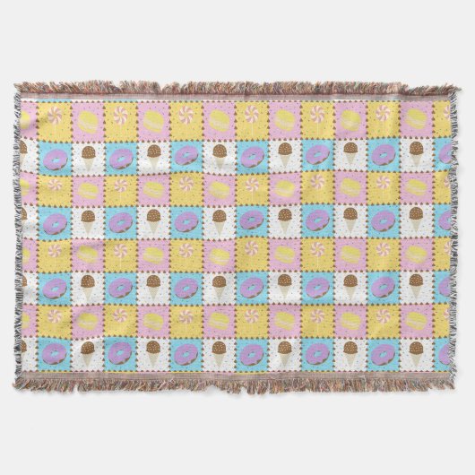 Sweet Cravings Throw Blanket Decke (Vorderseite)