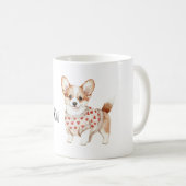 Sweet Cream Dog Love You Kaffeetasse (VorderseiteRechts)