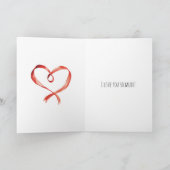 Sweet Cream Dog Love You Karte (Innenseite)