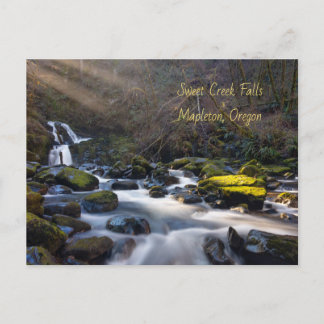 Sweet Creek Falls Oregon Postcard Postkarte