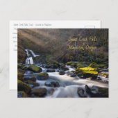 Sweet Creek Falls Oregon Postcard Postkarte (Vorne/Hinten)