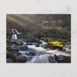 Sweet Creek Falls Oregon Postcard Postkarte