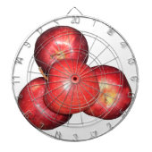 Sweet & Crisp Red Apples - Bio Fruchtwerbung Dartscheibe (vorne)