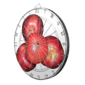 Sweet & Crisp Red Apples - Bio Fruchtwerbung Dartscheibe (Vorderseite rechts)