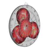 Sweet & Crisp Red Apples - Bio Fruchtwerbung Dartscheibe (Vorderseite Links)
