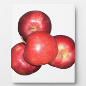Sweet & Crisp Red Apples - Bio Fruchtwerbung Fotoplatte (Vorderseite)