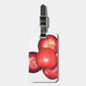 Sweet & Crisp Red Apples - Bio Fruchtwerbung Gepäckanhänger (Vorderseite vertikal)