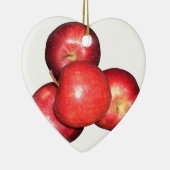Sweet & Crisp Red Apples - Bio Fruchtwerbung Keramikornament (Rechts)
