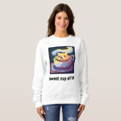 sweet cup of tea, pixelart, Pixel Art, shirt (Vorne ganz)