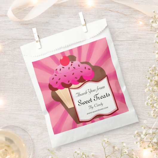 Sweet Cupcake Bakery Geschenktütchen (Ausgeschnitten)