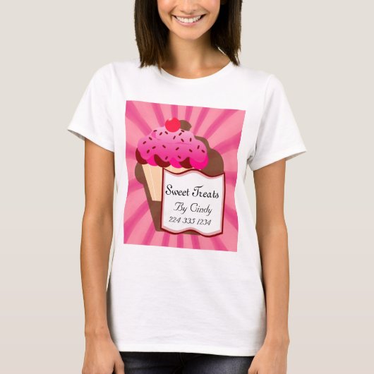 Sweet Cupcake Bakery T-Shirt (Vorderseite)