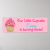 Sweet Cupcake Banner Poster (Vorne)