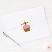 Sweet Cupcake First Birthday Sticker (Umschlag)