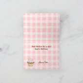 Sweet Cupcake Geburtstagskarte Karte (Innenseite)