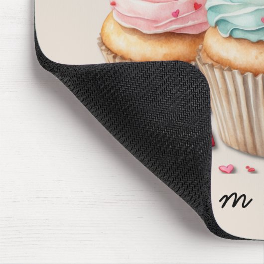 SWEET Cupcake Mousepad individuell anpassbar (Ecke)