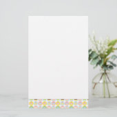 Sweet Cupcake Muster Stationery Briefpapier (Stehend Vorderseite)