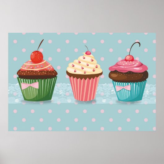 Sweet Cupcake Poster (Vorne)