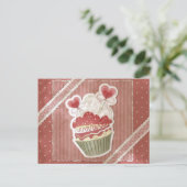 Sweet Cupcake Postkarte (Stehend Vorderseite)
