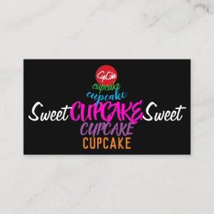 Sweet CUPCAKE Sweet Visitenkarte
