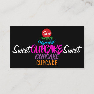 Sweet CUPCAKE Sweet Visitenkarte