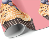 Sweet Cupcakes Muster Geschenkpapier (Rolleneckpunkt)