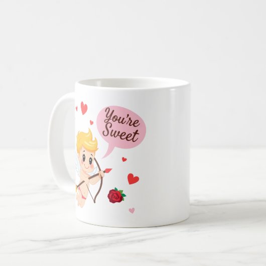 Sweet Cupid Mug Kaffeetasse (Vorderseite Links)