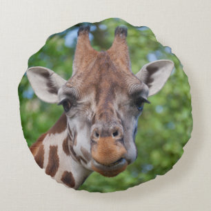 Sweet Curios Giraffe Rundes Kissen